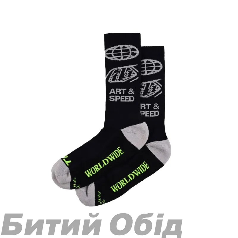 Носки TLD MENS PERFORMANCE SOCKS; WORLDWIDE [BLACK]