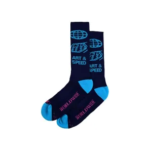 Шкарпетки TLD MENS PERFORMANCE SOCKS; WORLDWIDE [MIDNIGHT] 