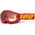Очки 100% ACCURI 2 Enduro Goggle [Red], Dual Clear Lens