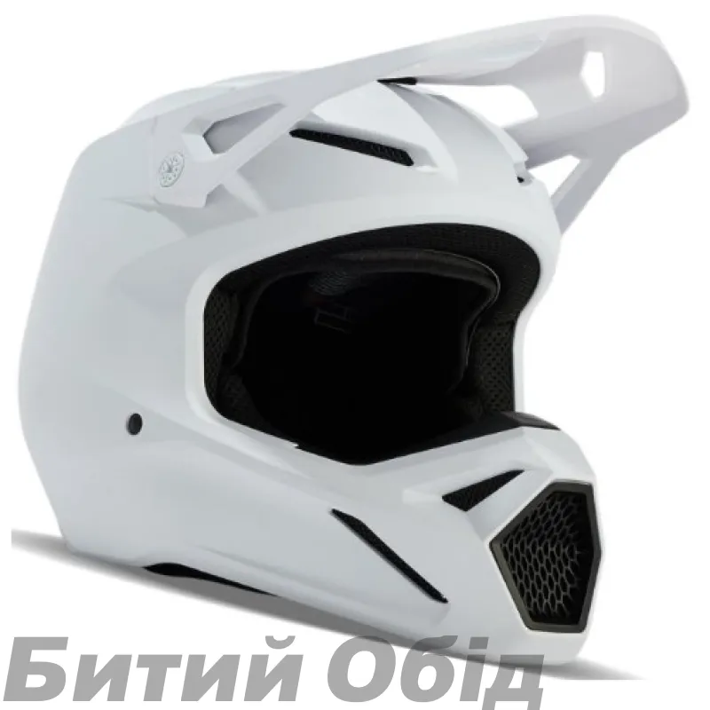 Шлем FOX V1 HELMET - SOLID MATTE [White]