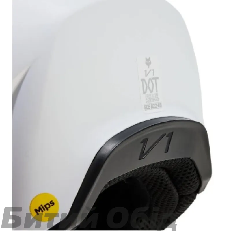 Шлем FOX V1 HELMET - SOLID MATTE [White]