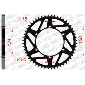 Звезда AFAM 520 K-Steel Chainwheel - Kawasaki [Black], 50z