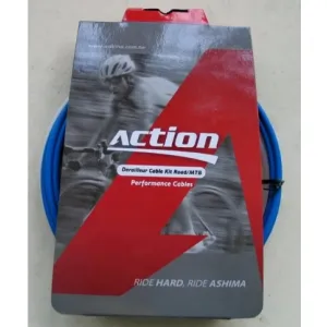 Набор оплеток и тросов Ashima Action [Blue], Brake Ø1.5 mm