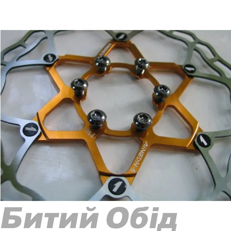 Гальмівний диск Ashima AiNeon 160mm [Gold]