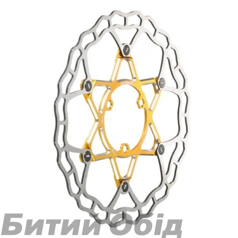 Гальмівний диск Ashima AiNeon 160mm [Gold]
