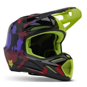 Шолом FOX V3 HELMET - THROTTLE [Flo Yellow]