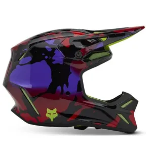 Шолом FOX V3 HELMET - THROTTLE [Flo Yellow]