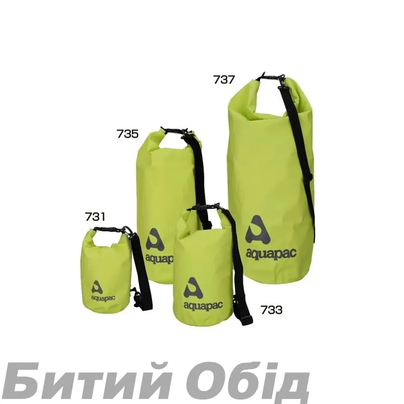 Гермомішок AQUAPAC з ремнем через плече Trailproof Drybag - 15L (blue) w/strap 