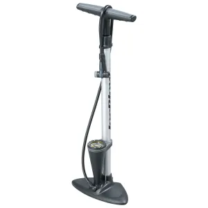 Насос напольный Topeak JoeBlow Max HP с/маном 11bar/макс серебро сталь клап TwinHead 1.39кг