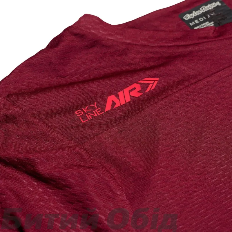 Джерси TLD SKYLINE AIR SS JERSEY; MONO [OXBLOOD]