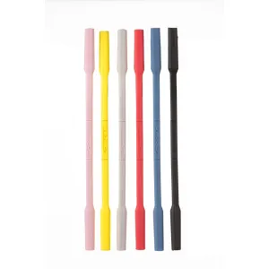 Шнурок JULBO H445881 Silicone cords junior, JULBO  (black, yellow, blue, orange, green, grey) 6шт