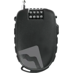 Замок MERIDA 120CM трос код4 чорний