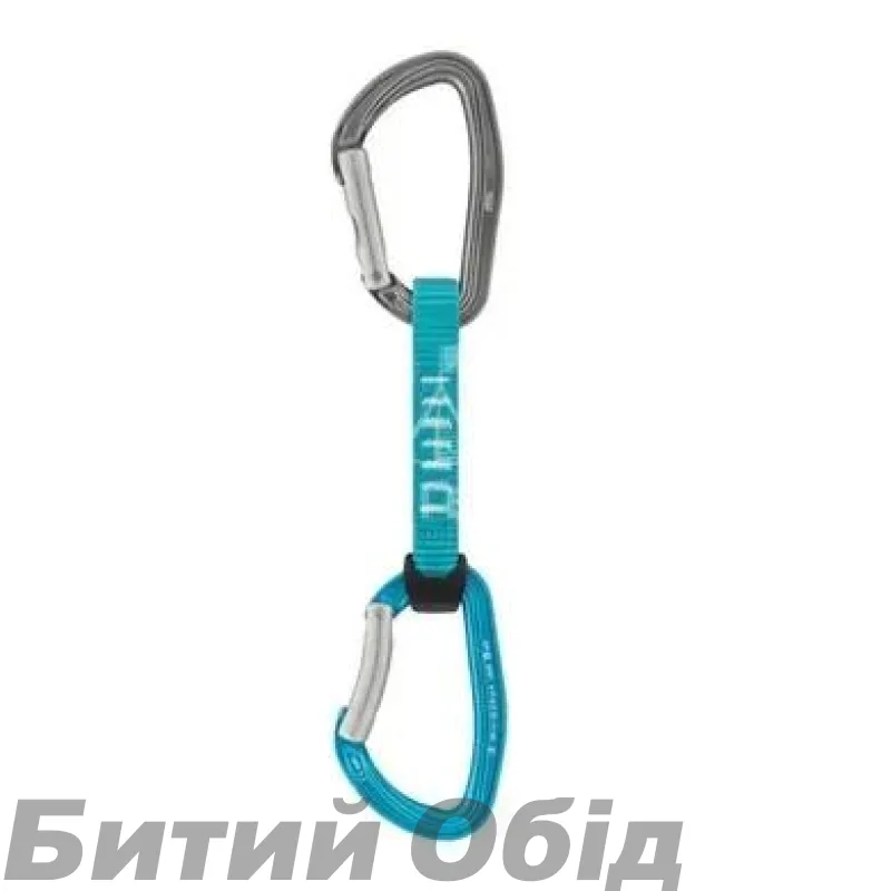 Набор оттяжек с карабинами PETZL 6 DJINN AXESS turquise 11CM - 6шт