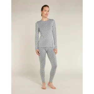 Термоштани ICEBREAKER W Mer 260 Vertex Leggings On-Piste SNOW/BLACK