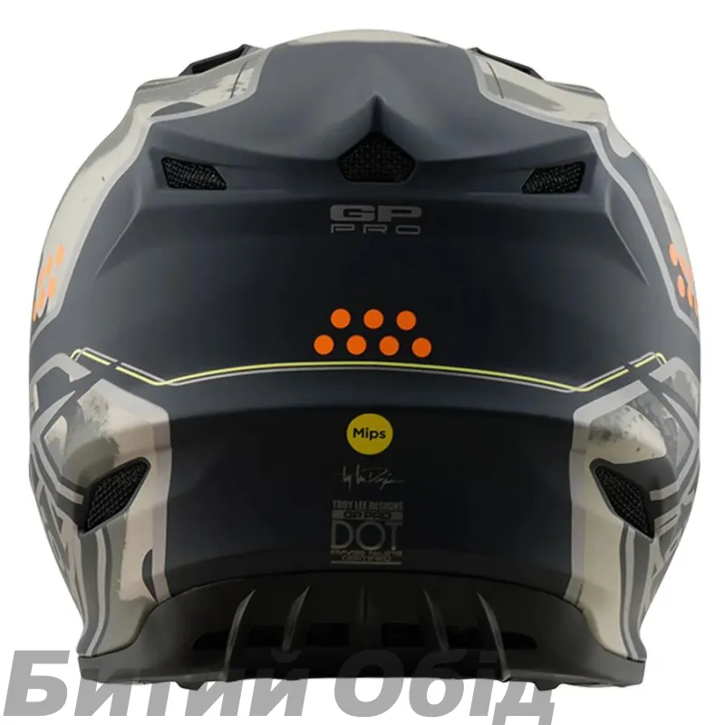 Мото шлем TLD GP PRO HELMET; TROOPER [BLACK / CAPER] 