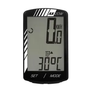 Велокомпютер Longus АХ-20W, 20 ф-ций, черный