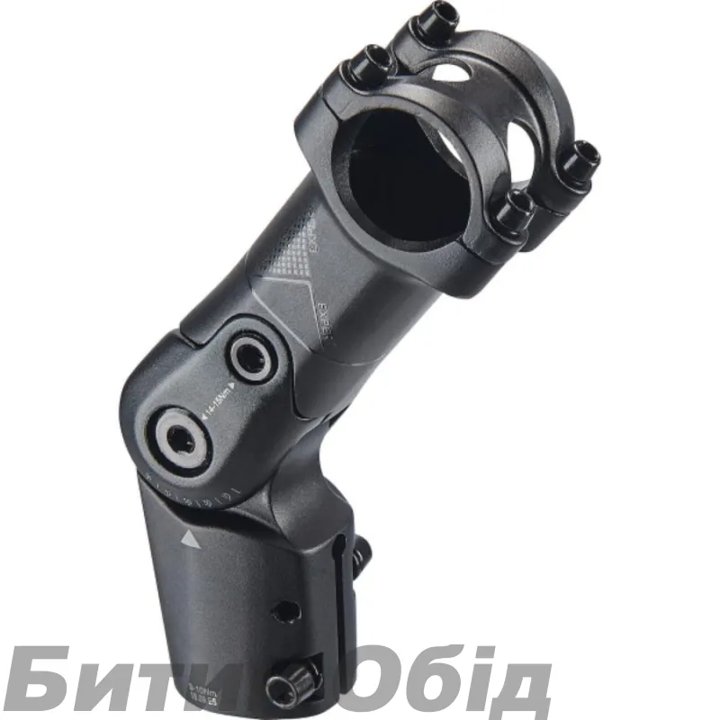 Винос MERIDA Expert TK Black, 31.8 mm, 90 mm, Angle: 0° to +90°, Alloy eSPRESSO CITY/TK size XS-M
