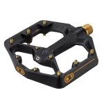 Педали Crankbrothers STAMP 11 Black / Gold Педали Crankbrothers STAMP 11 Black / Gold