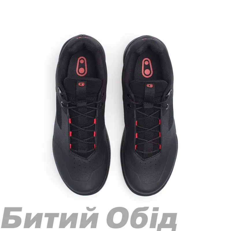 Веловзуття CrankBrothers SHOES STAMP LACE BLACK / RED - BLACK OUTSOLE 