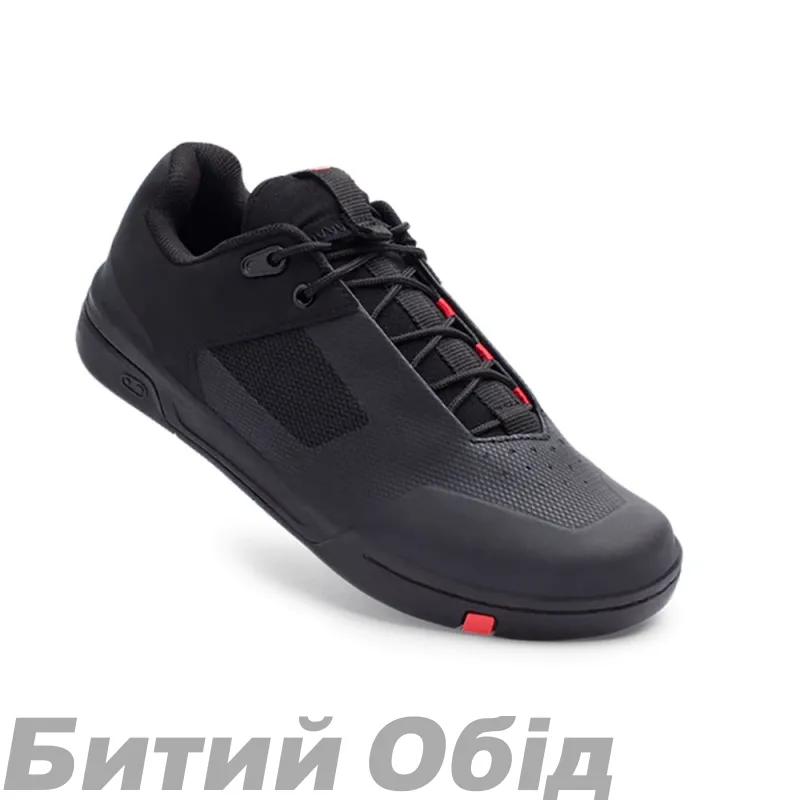 Веловзуття CrankBrothers SHOES STAMP LACE BLACK / RED - BLACK OUTSOLE 