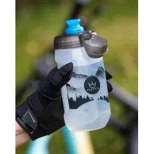 Фляга Peaty's x Fidlock Lockin Bottle, Mountains / Clear, 450ml