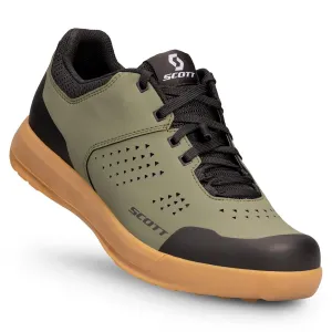 Велотуфли SCOTT MTB SHR-ALP FLAT LACE moss green/black