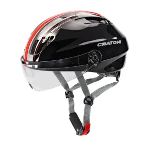Велошлем Cratoni EVOLUTION LIGHT S/M (53-57 см) черный/красный