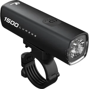 Світло переднє Longus CUBRIN 1500, 6 ф-цій, USB, чорний Світло переднє Longus CUBRIN 1500, 6 ф-цій, USB, чорний