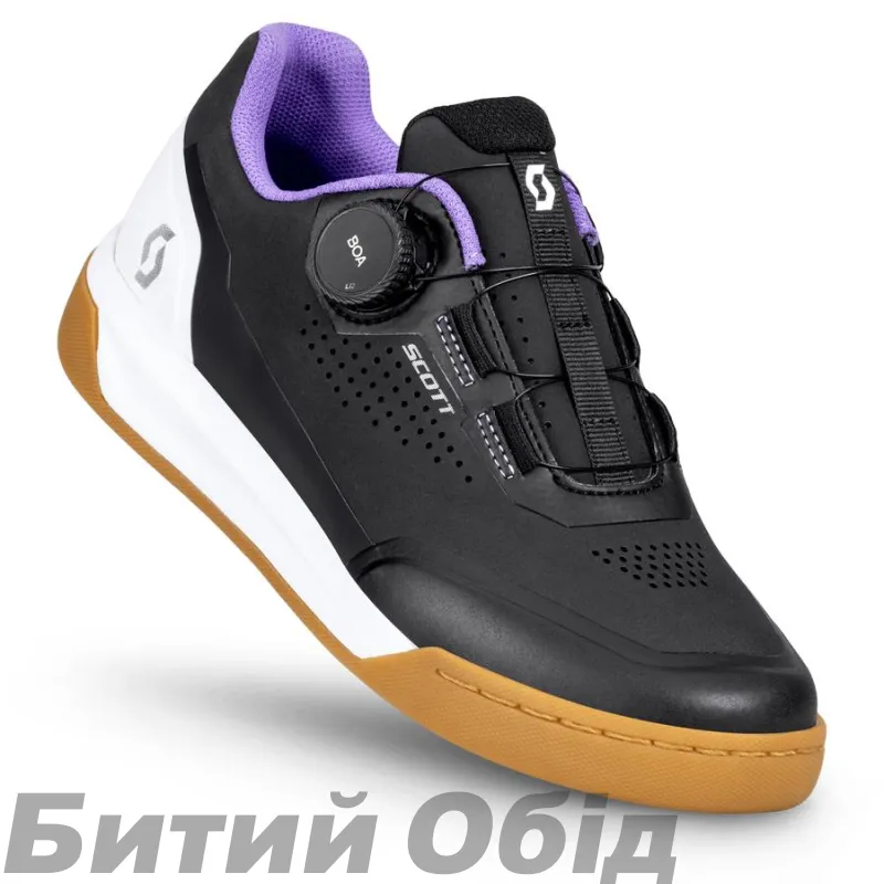 Велотуфлі SCOTT W MTB VOLT EVO FLAT BOA black/white 