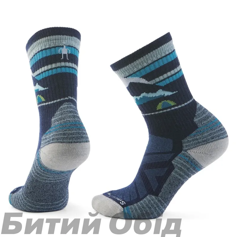 Термоноски женские Smartwool Women's Hike Light Cushion Mountain Moon Crew (Deep Navy)