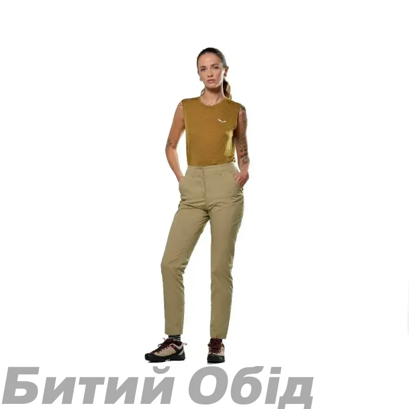 Штани Salewa FANES LIGHT PANT W бежевий