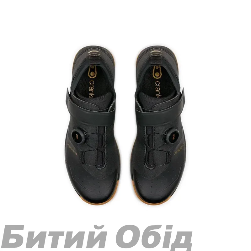 Веловзуття CrankBrothers SHOES MALLET TRAIL BOA BLACK / GOLD - GUM OUTSOLE 