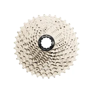 Касета SUN RACE 10-k 11-28T RS1 сталевий павук, Metallic Silver