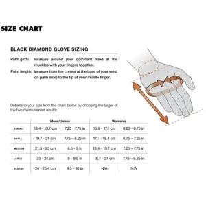 Рукавички чоловічі Black Diamond Mont Blanc Gloves (Black)