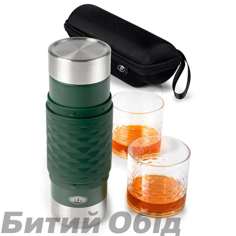 Комплект фляга+склянки GSI Outdoors Insulated Coctail Set