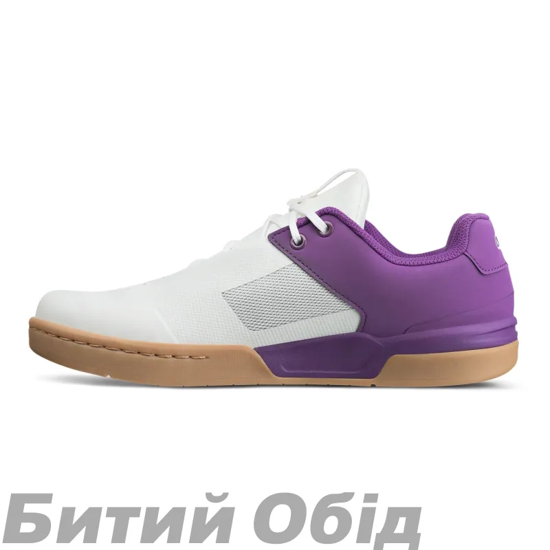 Веловзуття CrankBrothers SHOES STAMP LACE WHITE / PURPLE - GUM OUTSOLE - BERNARD KERR
