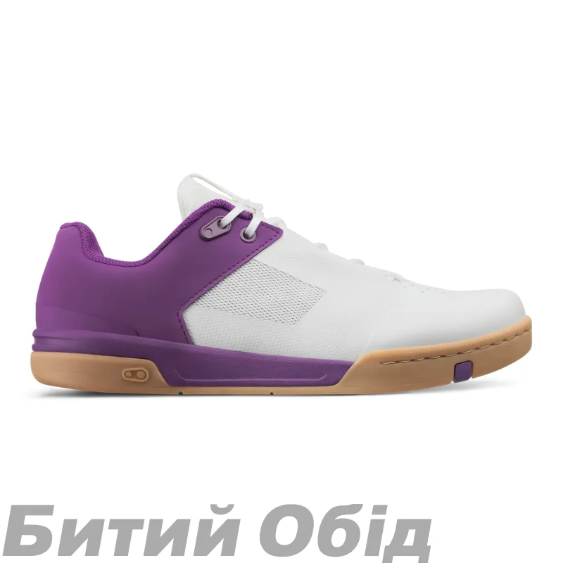Веловзуття CrankBrothers SHOES STAMP LACE WHITE / PURPLE - GUM OUTSOLE - BERNARD KERR
