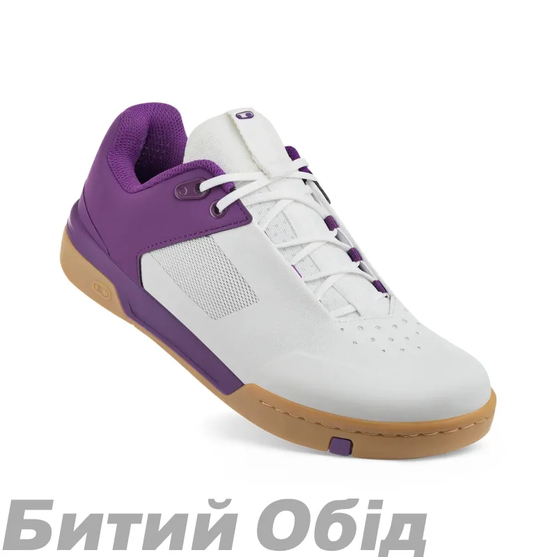 Веловзуття CrankBrothers SHOES STAMP LACE WHITE / PURPLE - GUM OUTSOLE - BERNARD KERR
