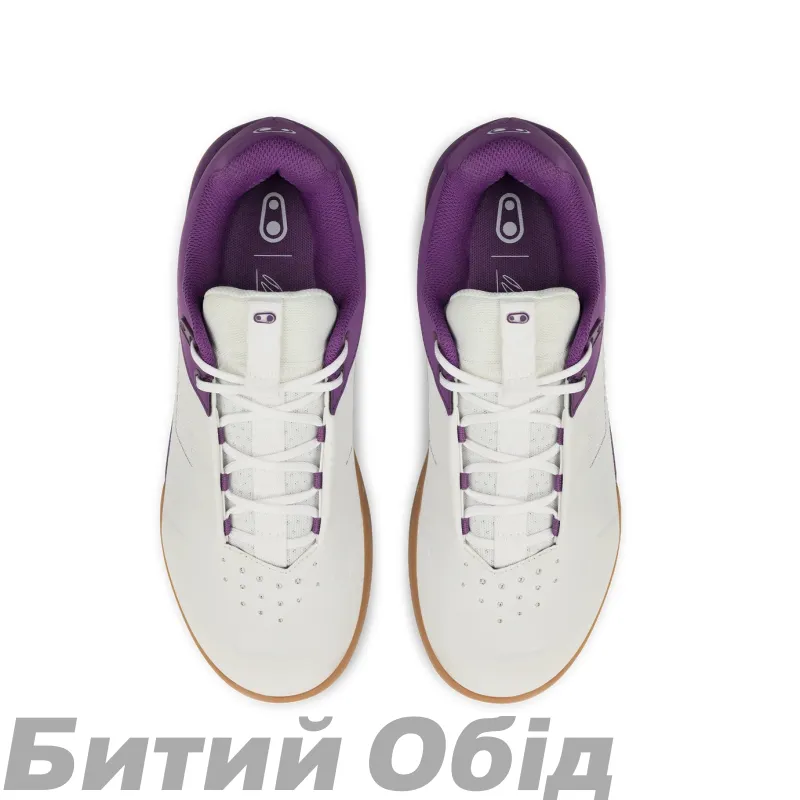 Веловзуття CrankBrothers SHOES STAMP LACE WHITE / PURPLE - GUM OUTSOLE - BERNARD KERR