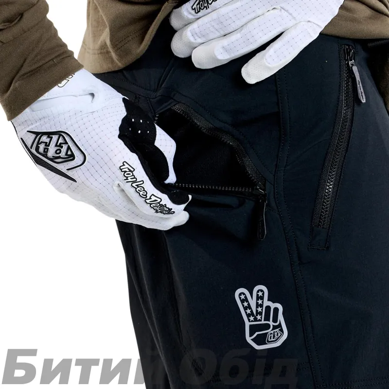 Велошорти TLD SKYLINE TRAIL SHORT SHELL; MONO [BLACK] 