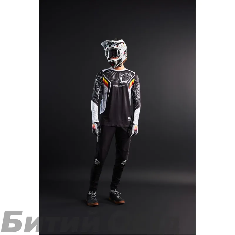Вело шолом TLD D4 CARBON HELMET; [OPTIC BLACK] 