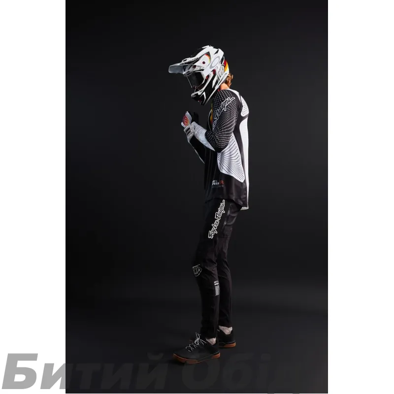 Вело шолом TLD D4 CARBON HELMET; [OPTIC BLACK] 