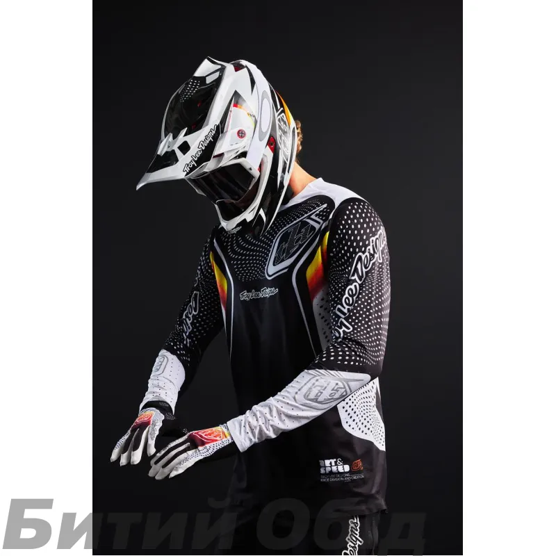 Вело шолом TLD D4 CARBON HELMET; [OPTIC BLACK] 