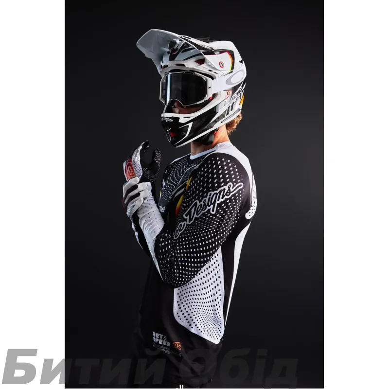 Вело шолом TLD D4 CARBON HELMET; [OPTIC BLACK] 