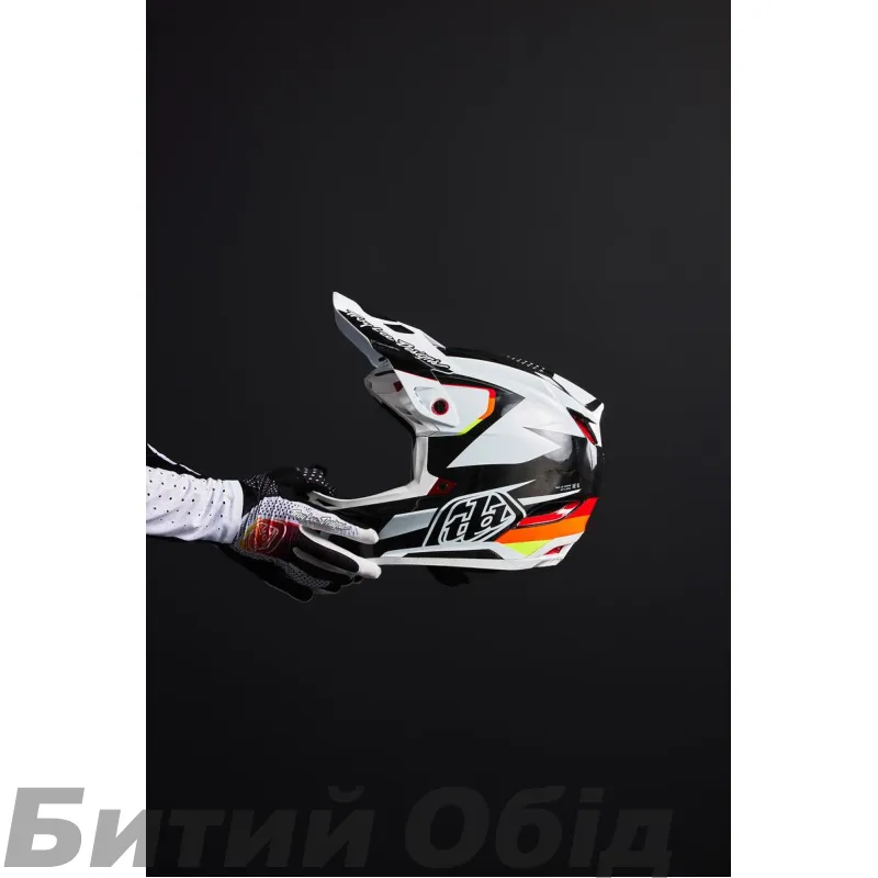 Вело шолом TLD D4 CARBON HELMET; [OPTIC BLACK] 