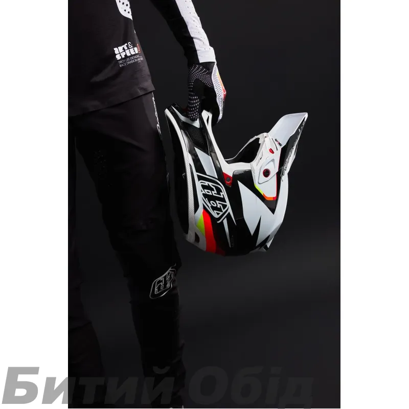 Вело шолом TLD D4 CARBON HELMET; [OPTIC BLACK] 