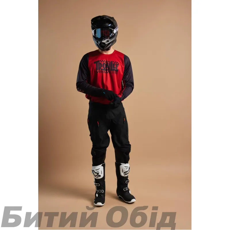 Мото джерсі TLD SCOUT GP JERSEY; BIG LEE [BLACK / BURNT ORANGE]