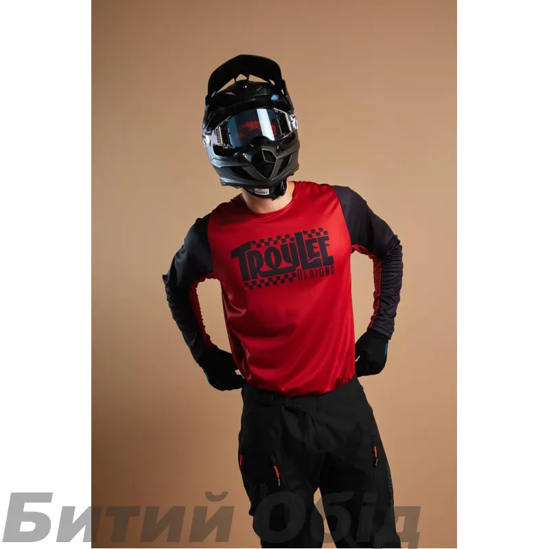 Мото джерсі TLD SCOUT GP JERSEY; BIG LEE [BLACK / BURNT ORANGE]
