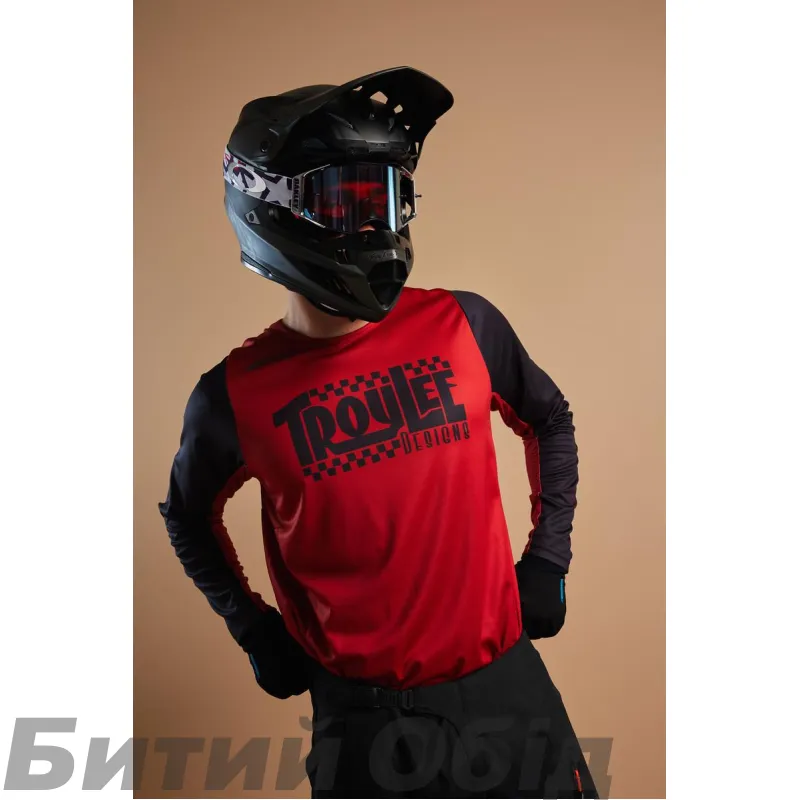 Мото джерсі TLD SCOUT GP JERSEY; BIG LEE [BLACK / BURNT ORANGE]