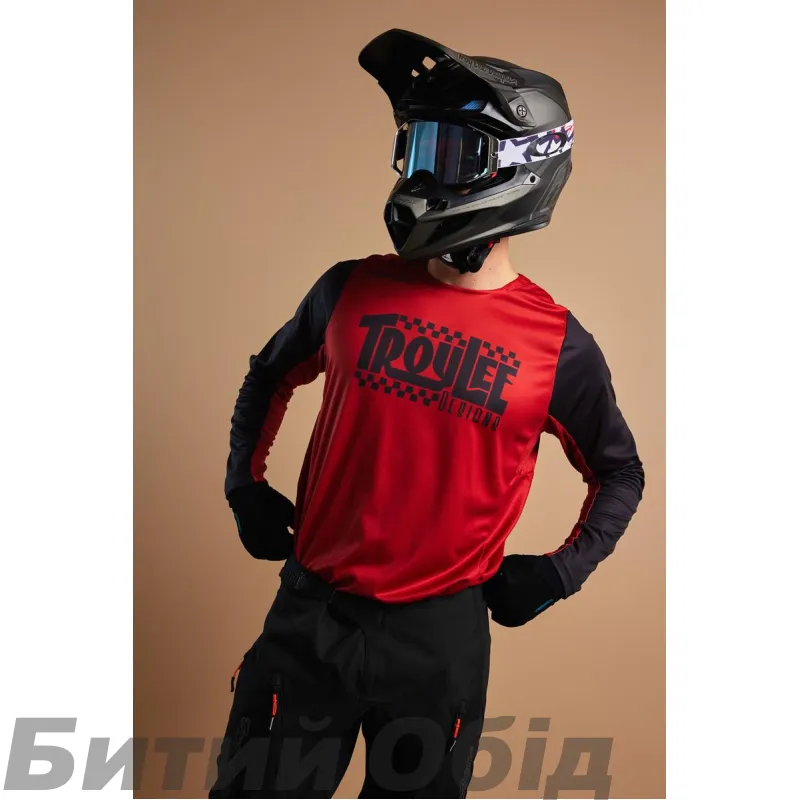 Мото джерсі TLD SCOUT GP JERSEY; BIG LEE [BLACK / BURNT ORANGE]